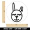 Cute Easter Bunny Face Rubber Stamp for Stamping Crafting Planners